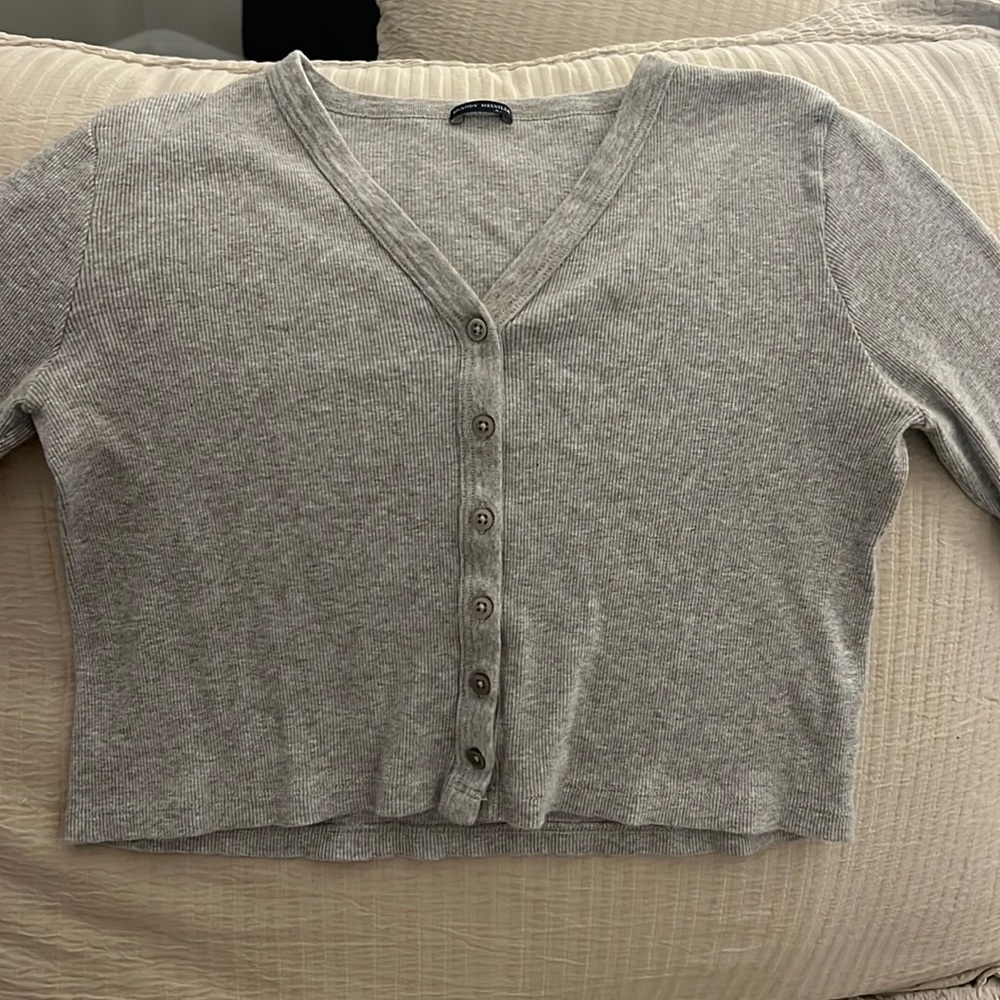 Brandy Melville Ribbed Cardigan